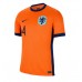 Camisa de Futebol Holanda Virgil van Dijk #4 Equipamento Principal Europeu 2024 Manga Curta